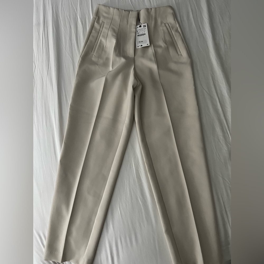 NWT Zara High-Waisted Pants